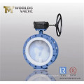 PTFE Seated Double Flanged Butterfly Valve